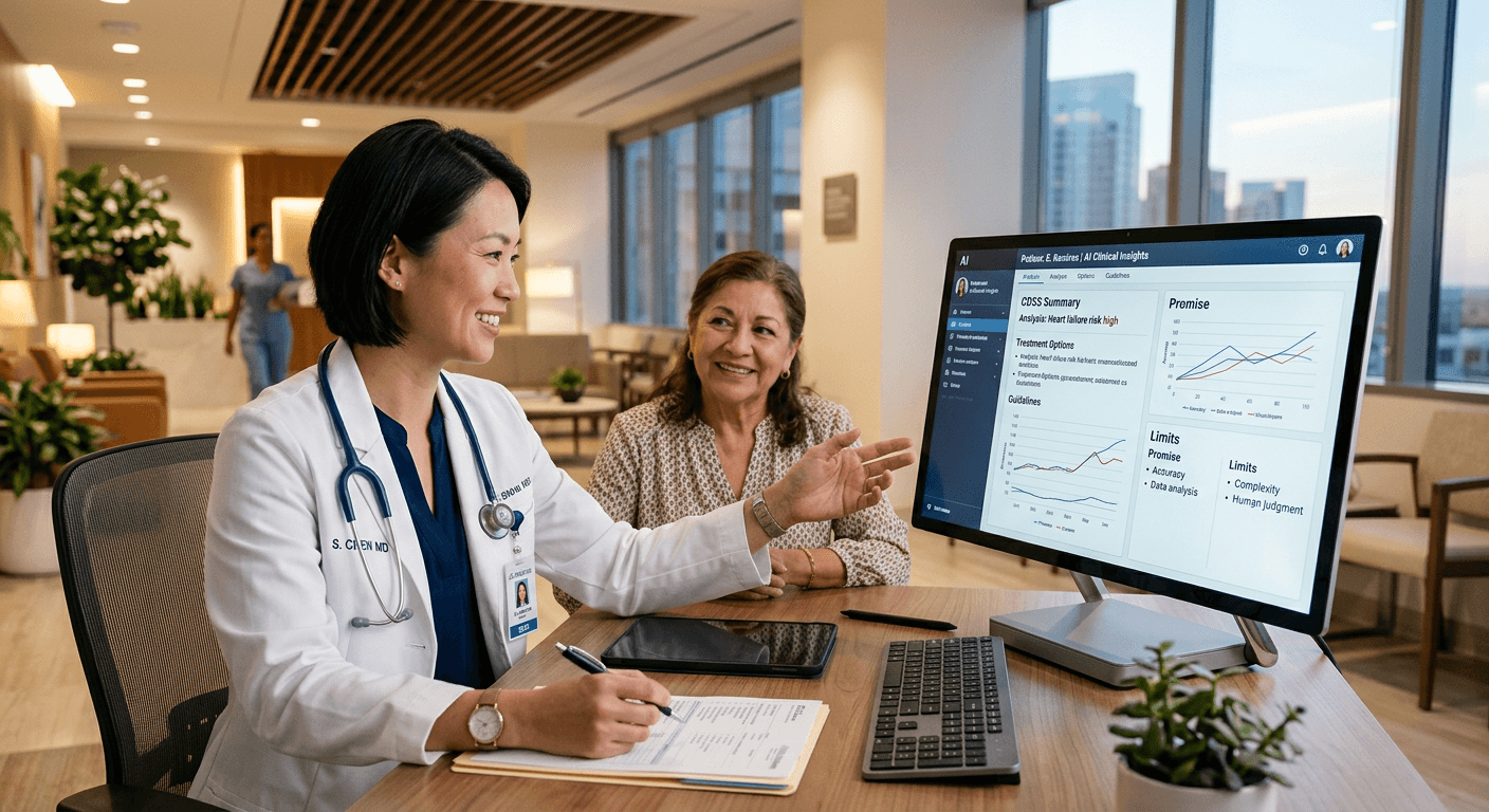 AI as a Doctor's Co-Pilot: The Promise and Limits of Clinical Decision Support