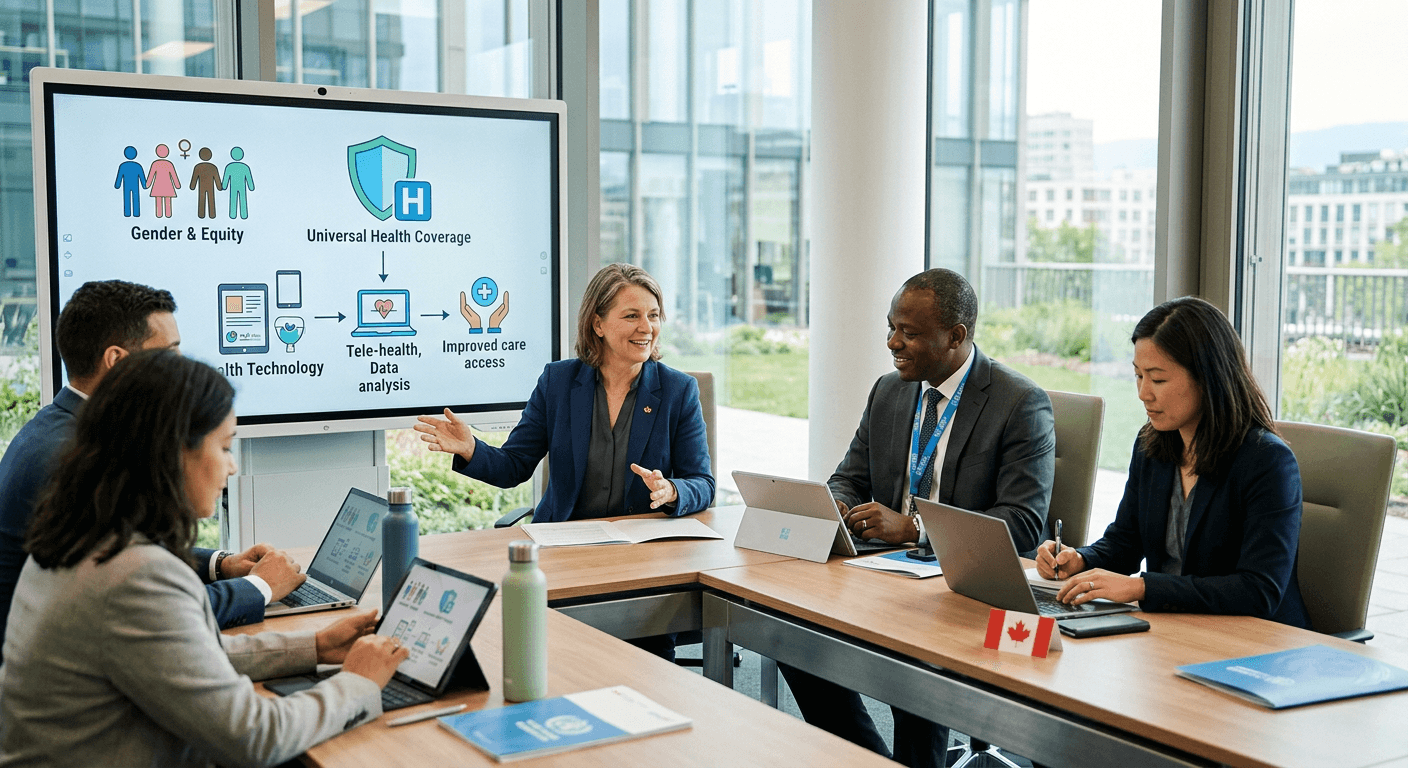 Canada and WHO Deepen Partnership on Universal Health, Equity, and Pandemic Preparedness