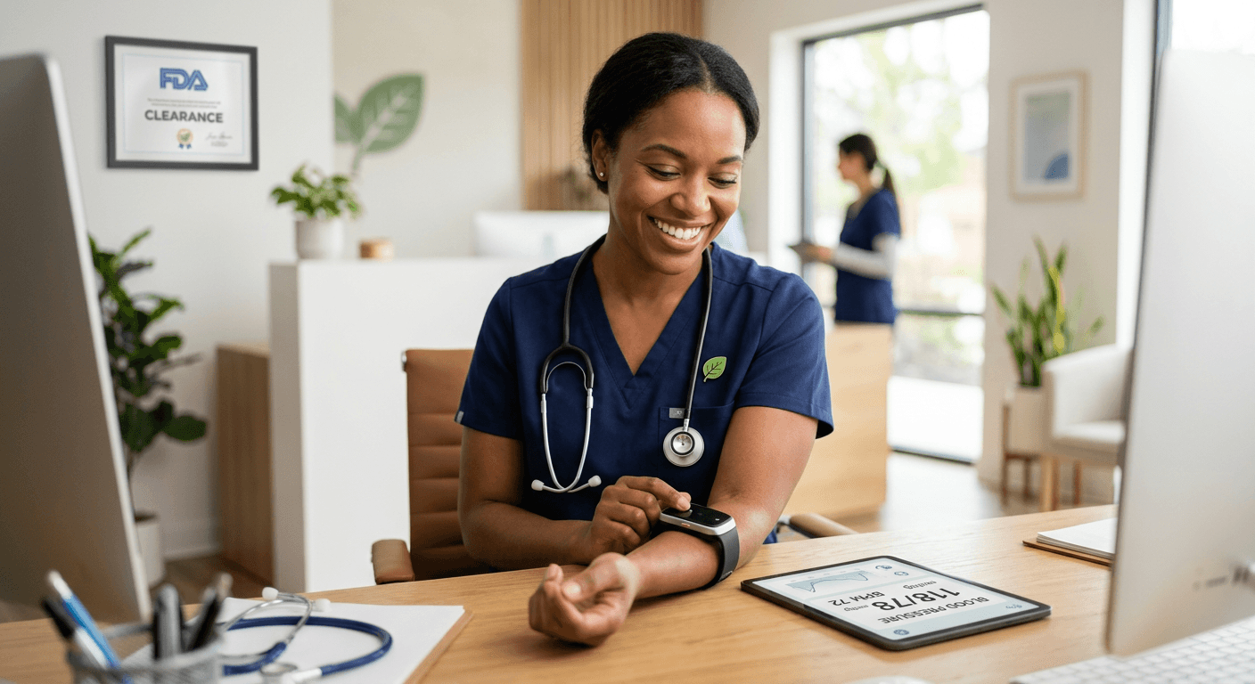FDA Clears a New Way to Track Blood Pressure—No Cuff Required